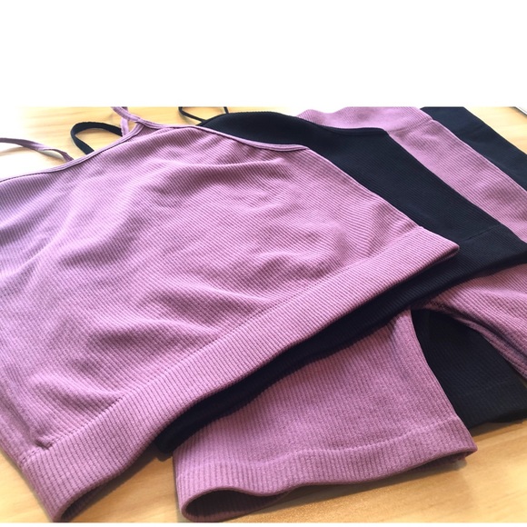 23. Mauve Ribbed Set - Picture 5 of 7